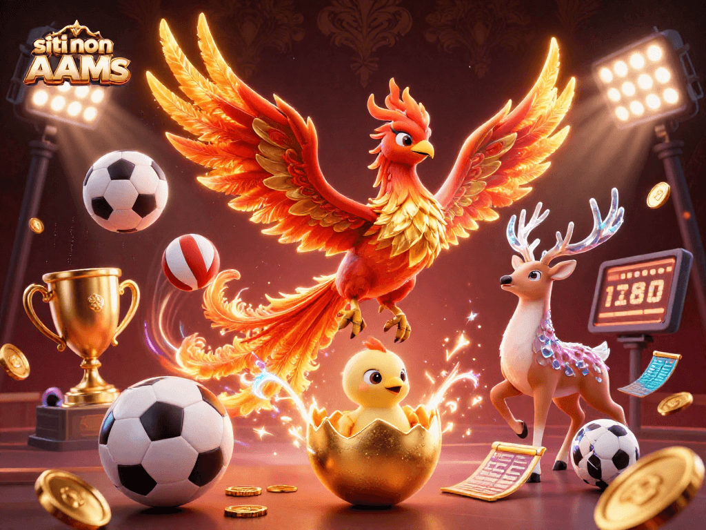 Scopri i siti non AAMS con giochi avvincenti, tra cui una scena dinamica di un fenice e sport.