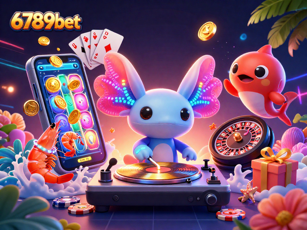 Experience the excitement of winning at 6789bet with vibrant underwater casino characters and dynamic gaming elements.