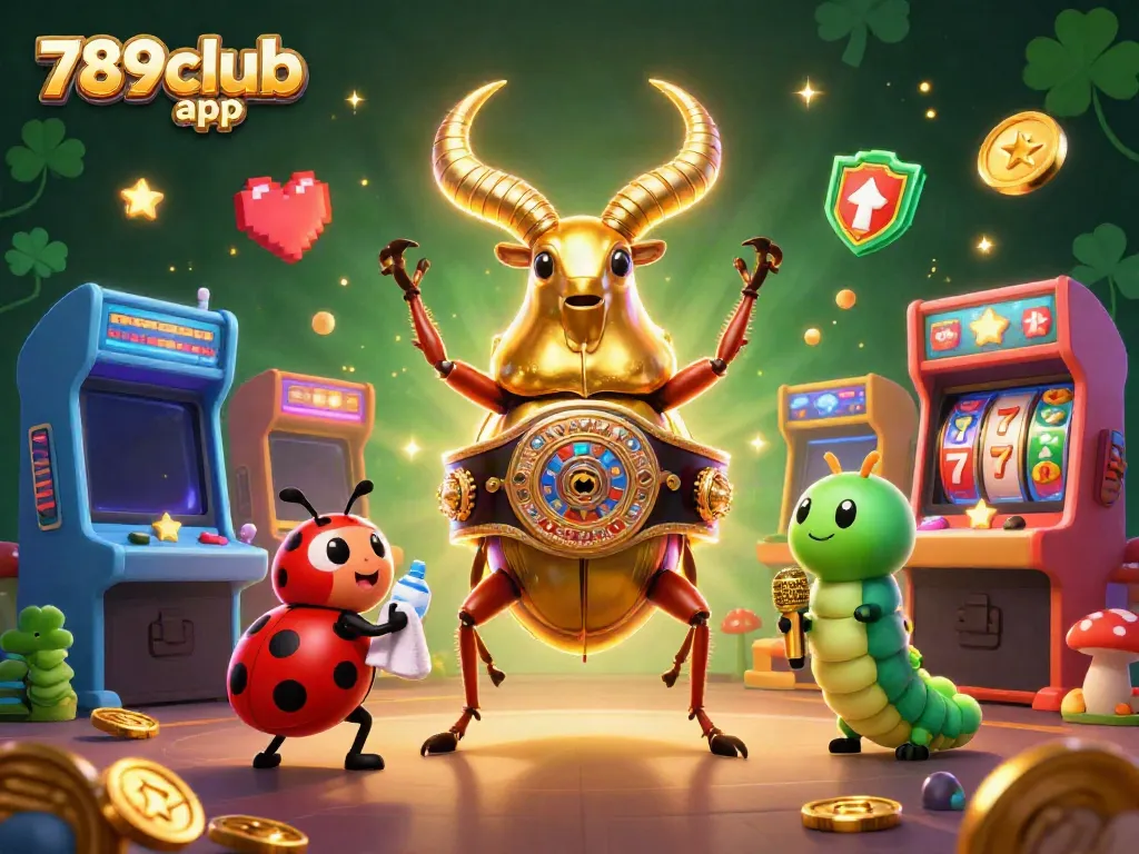 Win big with the 789club app featuring vibrant 3D casino elements and characters.