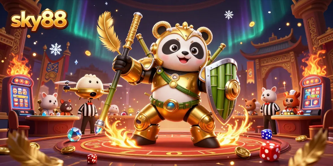 Experience dynamic gaming action at sky88 with exciting casino elements and vibrant visuals.