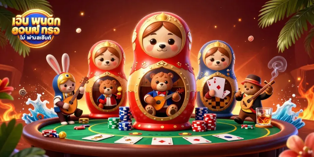 เว็บ พนัน ออนไลน์ เว็บ ตรง ไม่ ผ่าน เอเย่นต์ สนุกไปกับภาพการ์ตูน 3D คาสิโนที่มีบรรยากาศจัดเต็ม