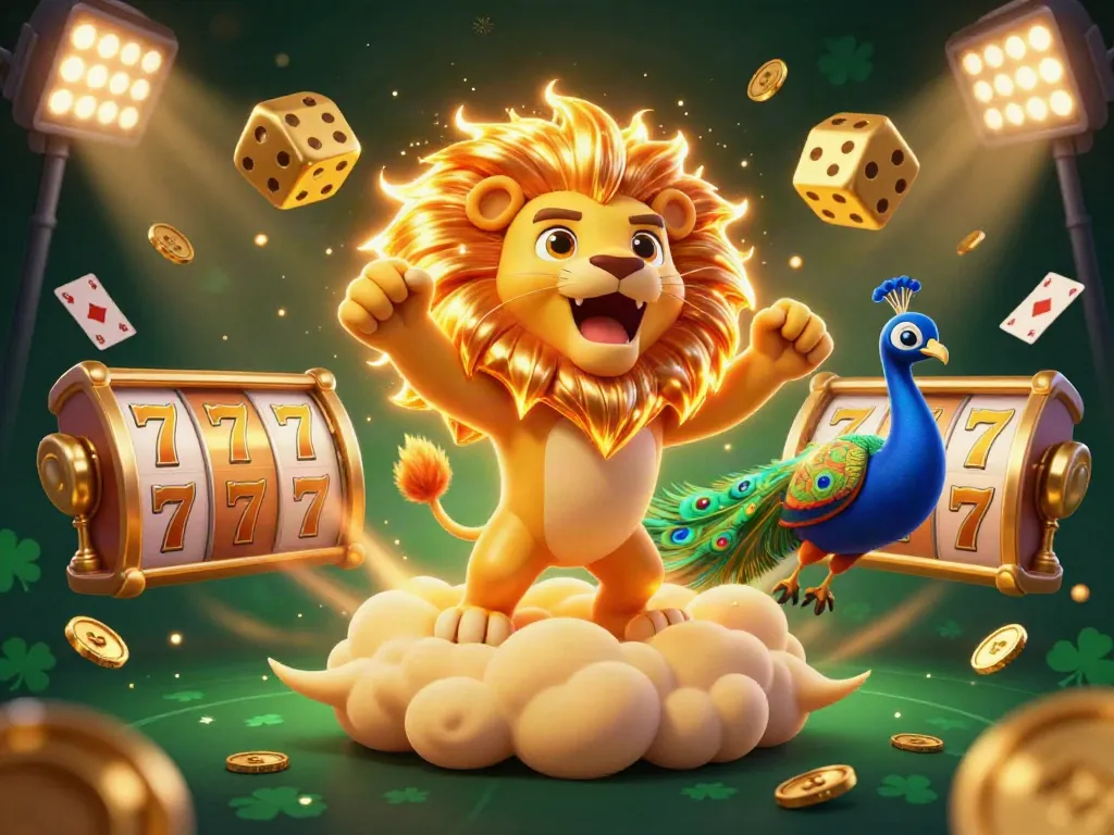Experience the excitement of EX88 with a vibrant casino-themed scene featuring animated gambling elements.