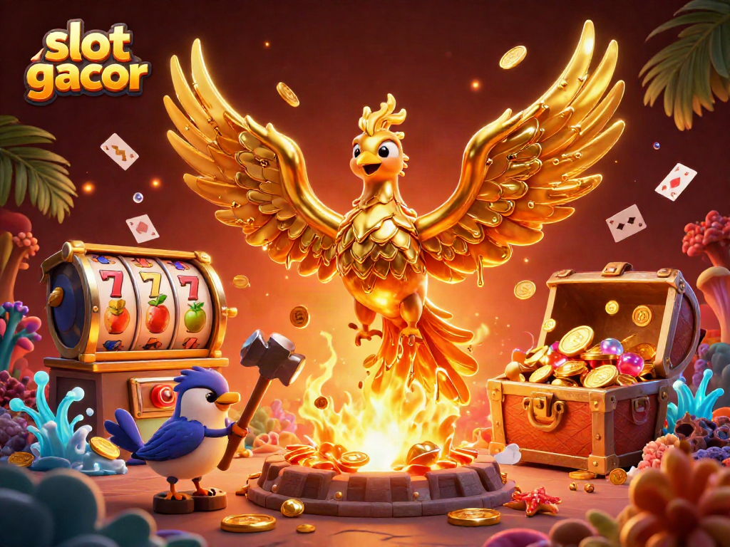 Engage with the slot gacor experience, featuring explosive jackpots and colorful 3D casino elements.
