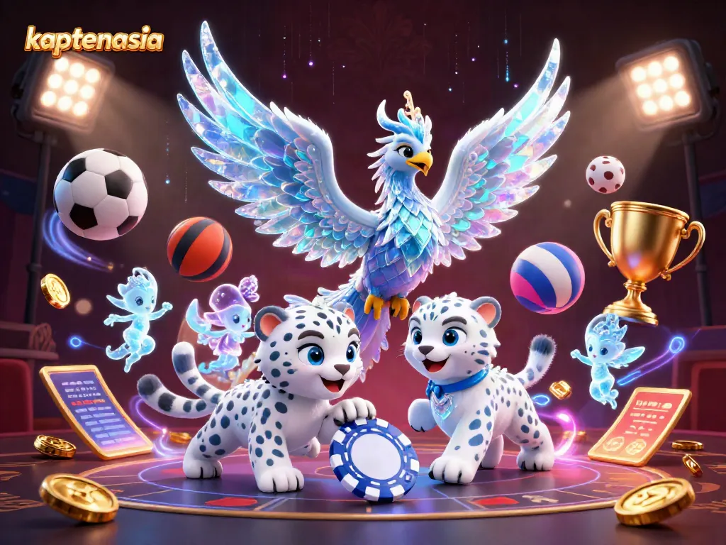 Kaptensia menghadirkan momen berkesan saat bermain dengan phoenix es, beruang salju, dan sprite es di dunia perjudian interaktif.