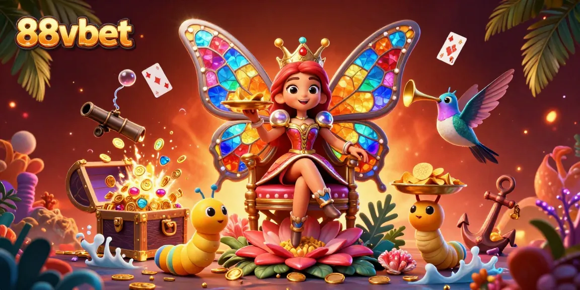 Experience the vibrant world of 88vbet with this dynamic illustration of a mystical casino scene.