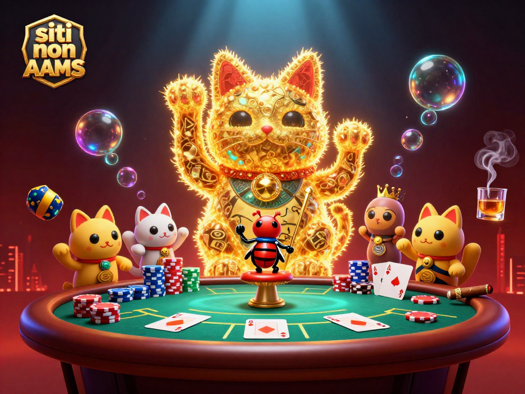 Gioca sui siti non AAMS con un affascinante felino fortunato e avvolgente atmosfera di casinò.