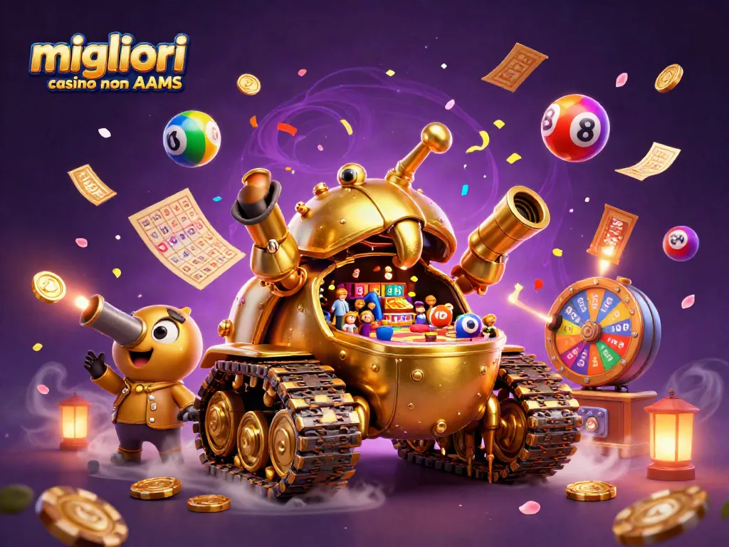 Gioca ai migliori casino non AAMS con un emozionante ambiente di gioco ricco di elementi divertenti e vivaci.
