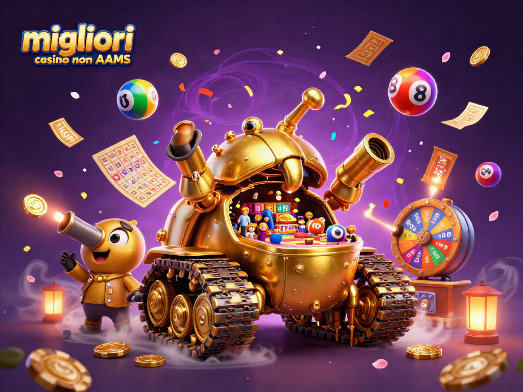 Gioca ai migliori casino non AAMS con un emozionante ambiente di gioco ricco di elementi divertenti e vivaci.