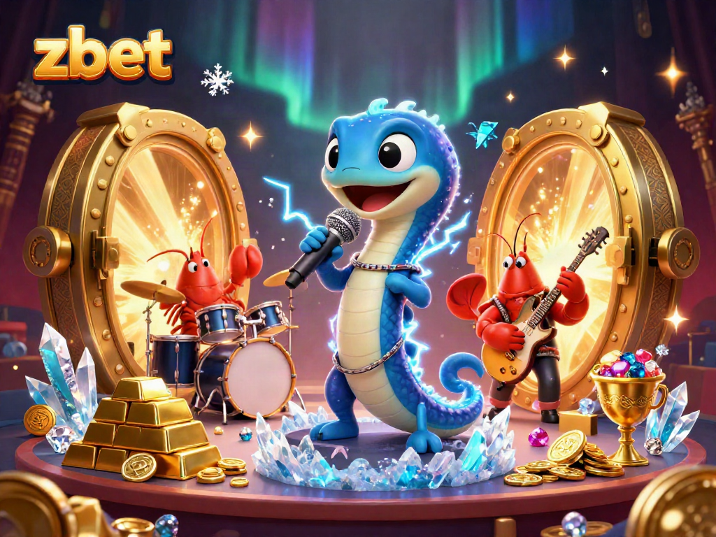 Experience zbet's lively underwater casino with a DJ eel, lobster drummer, and seahorse guitarist attracting players.