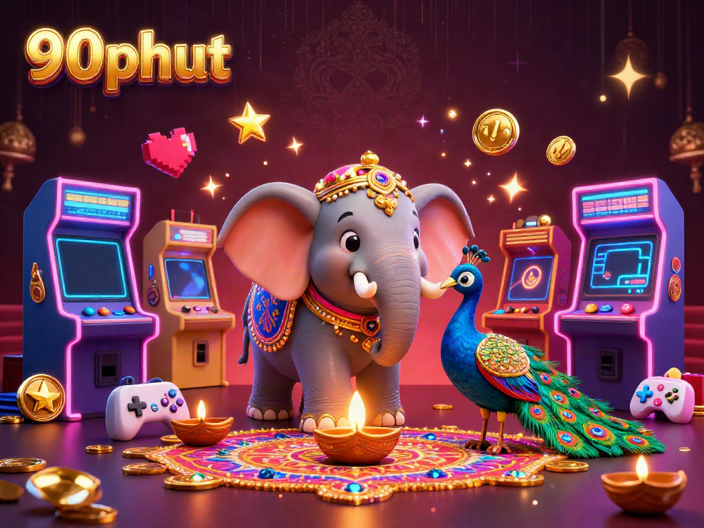 Experience thrilling action with 90phut and dynamic gaming elements in an engaging 3D scene.