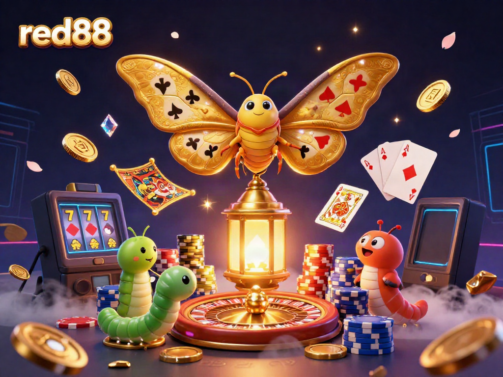 Experience thrilling gameplay at red88 with vibrant casino elements and dynamic characters.
