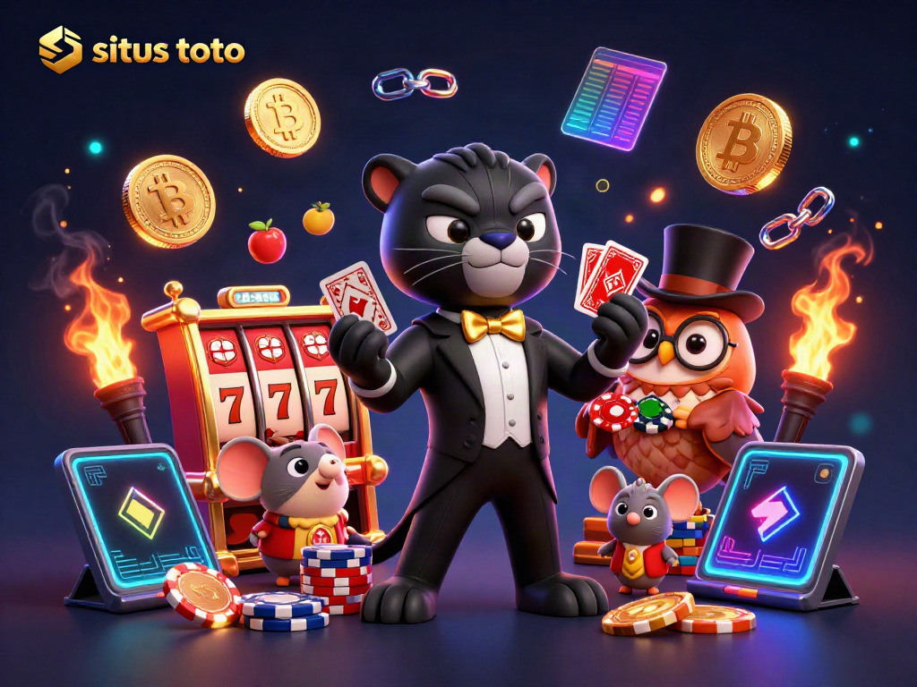 Engage with the exciting world of situs toto as a blackjack dealer shares a vibrant gaming experience.
