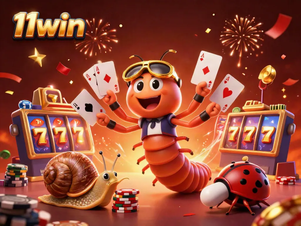 Engage with thrilling 11win casino action featuring unique characters and vibrant game elements.