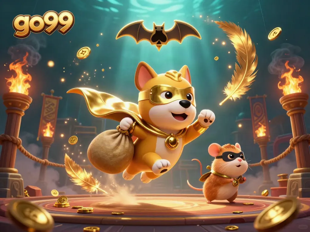 Join the action with go99 in a colorful 3D casino adventure with superhero characters and vibrant graphics.