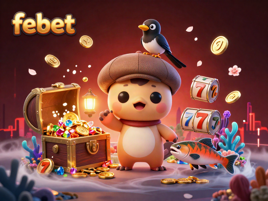 Experience thrilling gameplay at febet with treasure-filled slots and cute 3D characters.