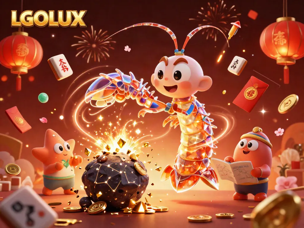 Experience thrilling games and bonuses with LGOLUX as a galactic samurai battles for treasures in a vibrant casino world.