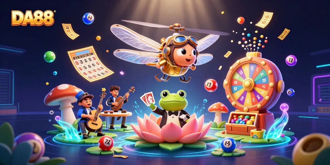 Experience exciting games at DA88 with a vibrant casino scene and dynamic lottery elements.