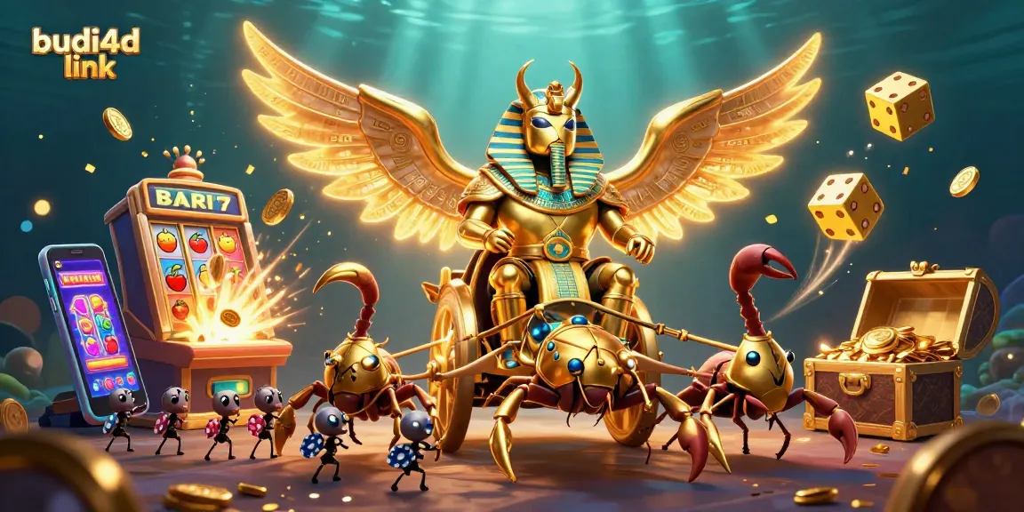 Experience the budi4d link excitement with a vibrant casino-themed digital illustration of grandeur.