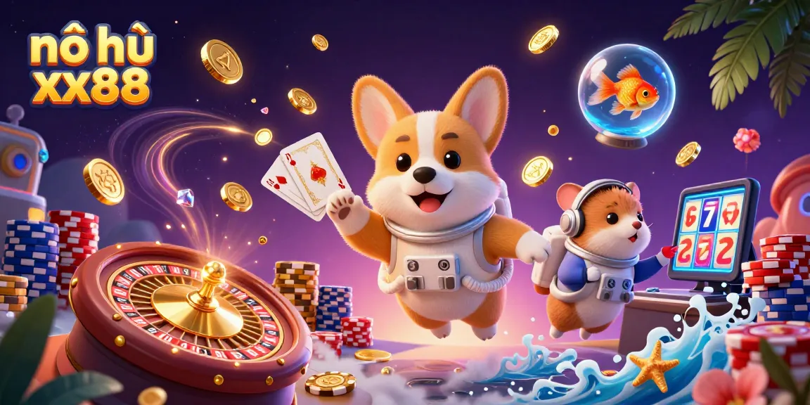 Play exciting nổ hũ xx88 to win sparkling rewards in a vibrant casino scene!