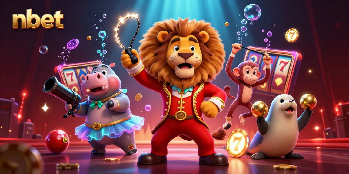 Engage with nbet's vibrant casino scene featuring animated characters and dynamic gaming elements.