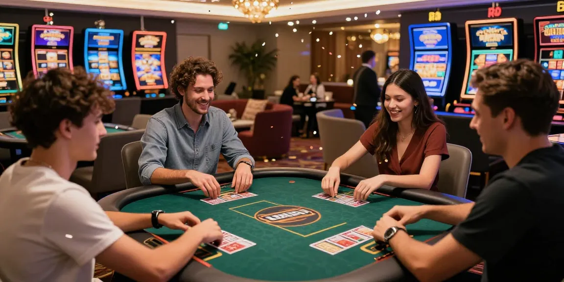 yo88 online gaming experience with diverse players celebrating wins in a modern casino setting