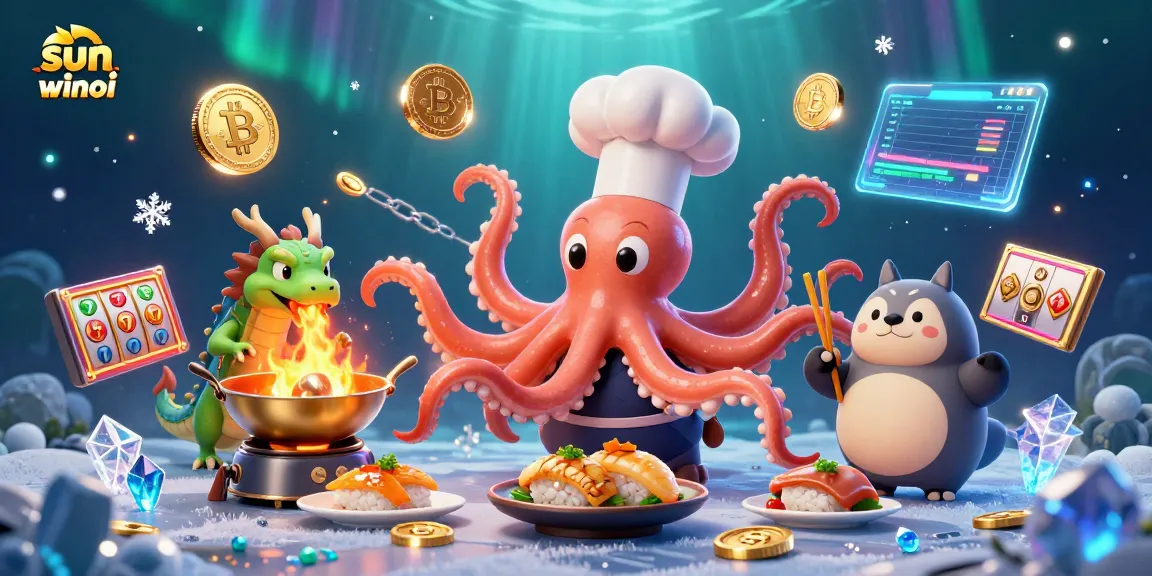 Play slots like sun win moi with captivating characters and thrilling crypto elements.