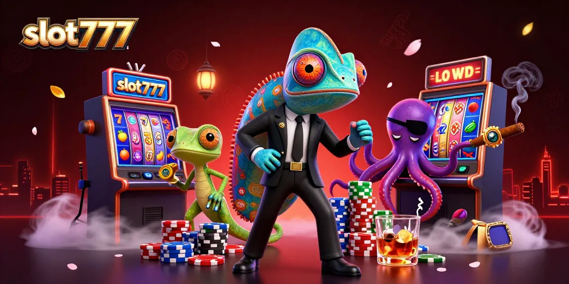 Engage with stunning slot777 illustration featuring colorful reels and dynamic casino characters.