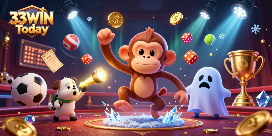 Experience thrilling wins at 33WIN Today with dynamic gameplay in a haunted casino atmosphere.
