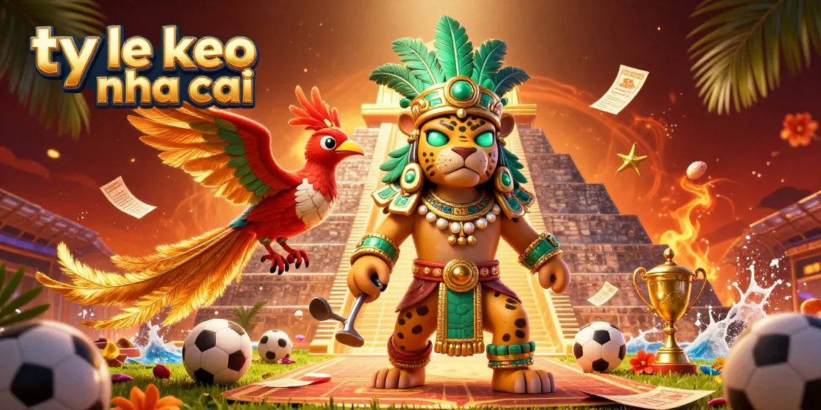 Enhance your betting experience with the vibrant sports betting scene featuring "ty le keo nha cai" in colorful, dynamic action.