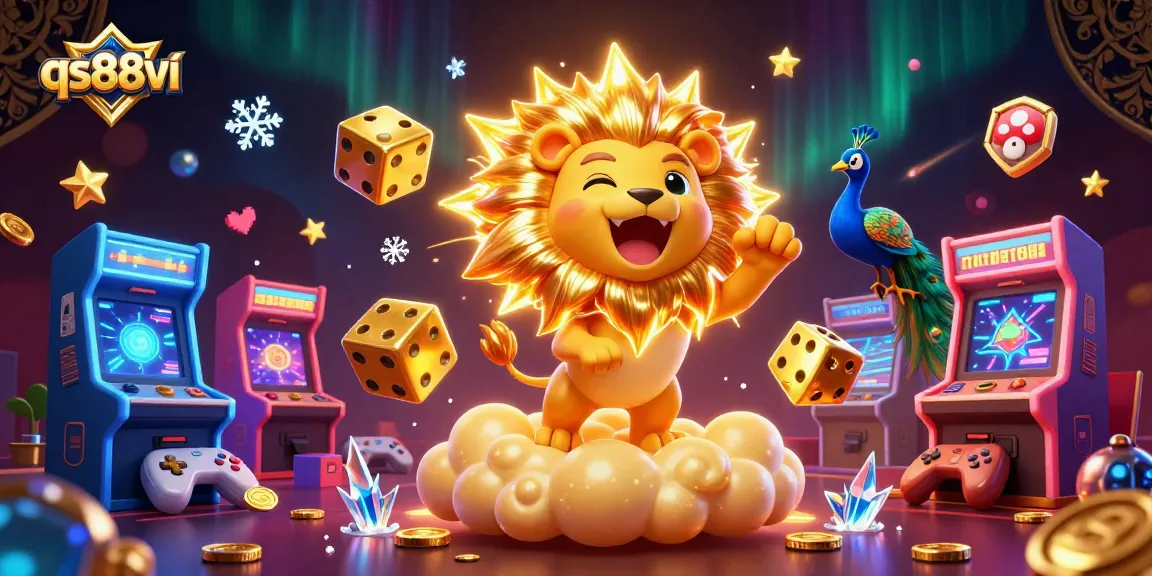 Experience winning moments with qs88vi in an engaging 3D casino scene filled with excitement.
